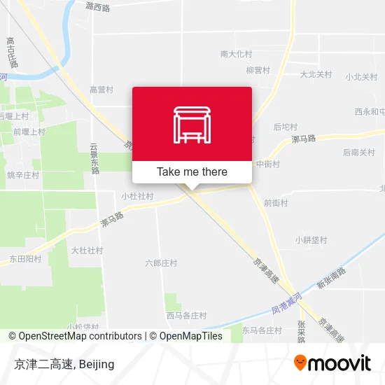 京津二高速 map