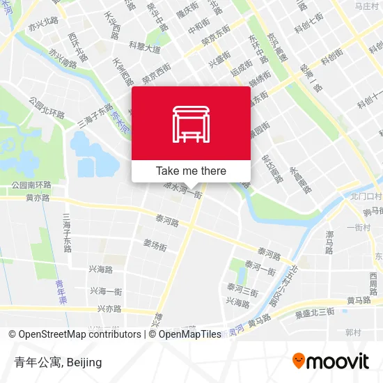 青年公寓 map