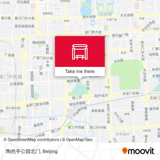 陶然亭公园北门 map