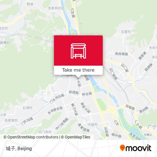 城子 map