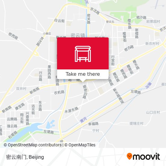 密云南门 map