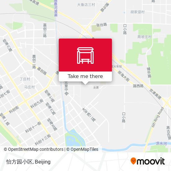 怡方园小区 map