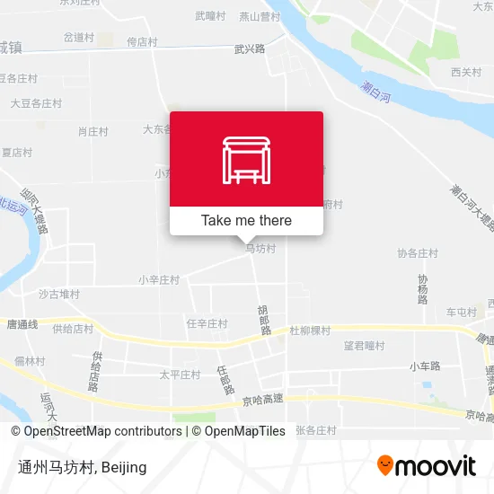 通州马坊村 map