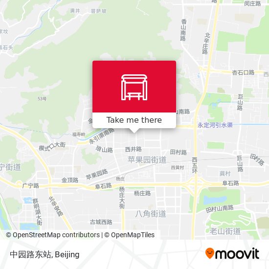 中园路东站 map