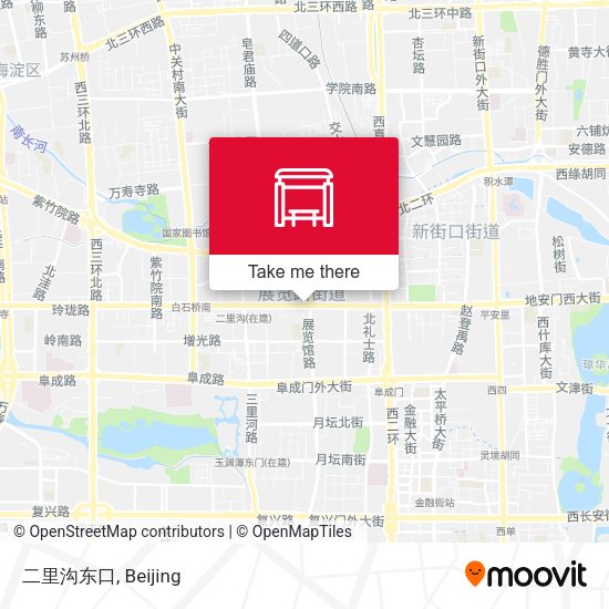 二里沟东口 map
