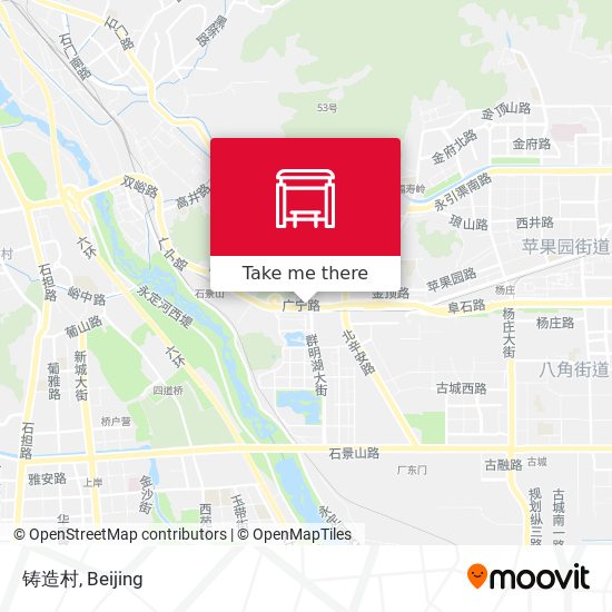 铸造村 map