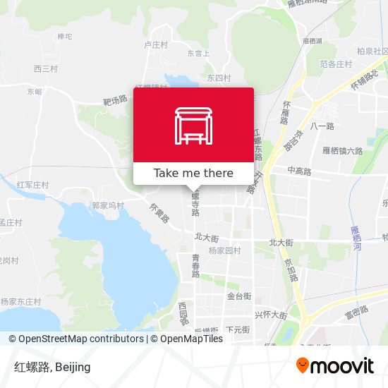 红螺路 map