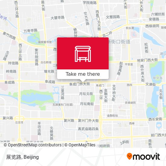 展览路 map