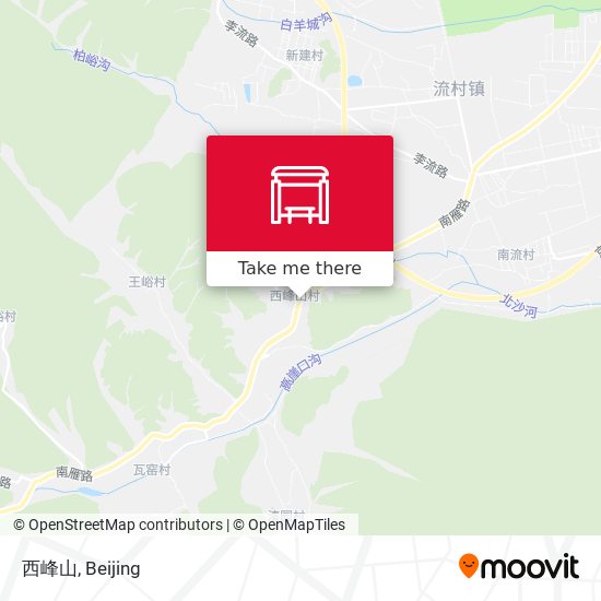 西峰山 map