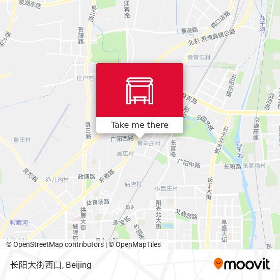 长阳大街西口 map