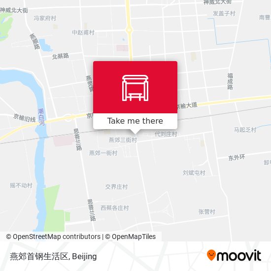 燕郊首钢生活区 map