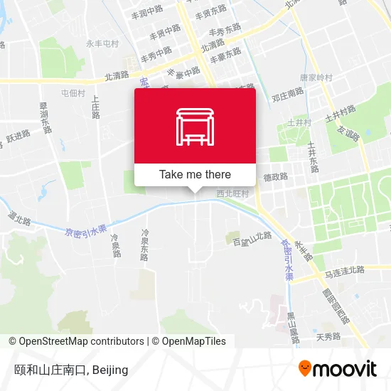 颐和山庄南口 map
