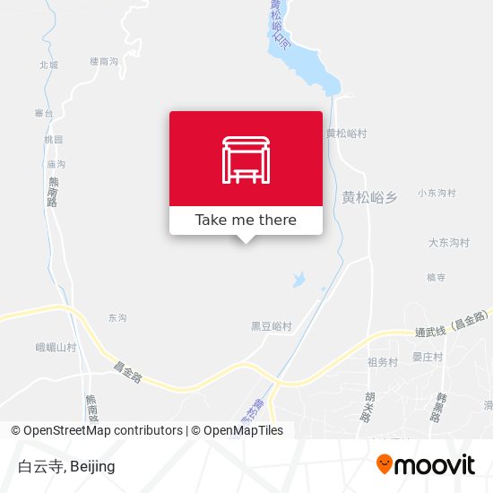 白云寺 map