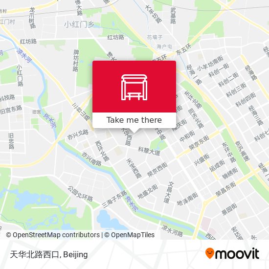天华北路西口 map