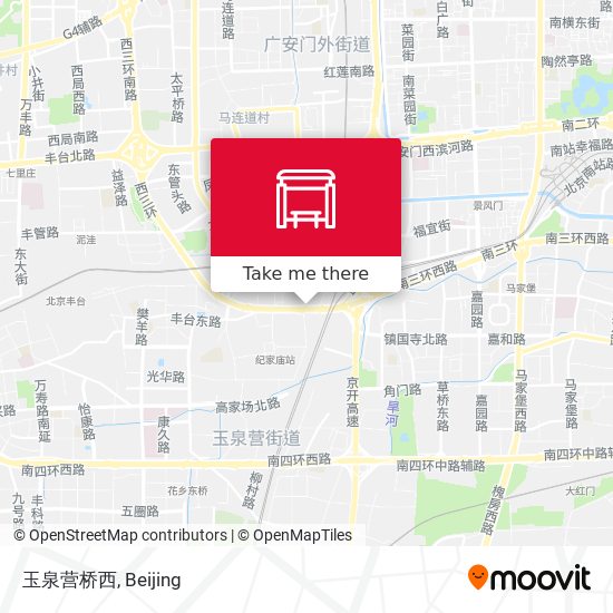 玉泉营桥西 map