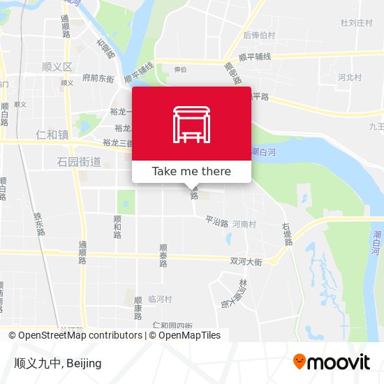 顺义九中 map