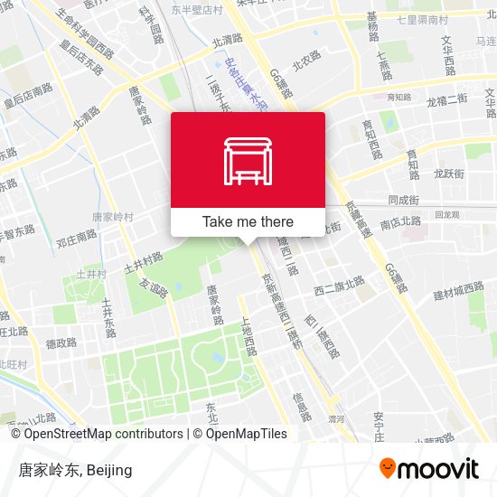 唐家岭东 map