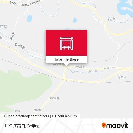 巨各庄路口 map