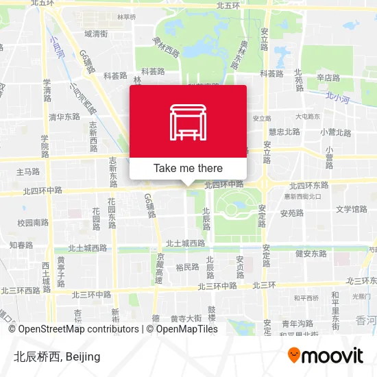 北辰桥西 map