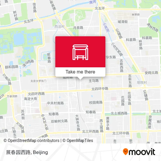 展春园西路 map