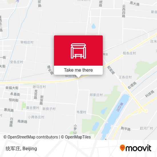 统军庄 map