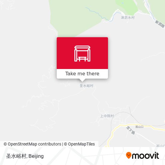 圣水峪村 map
