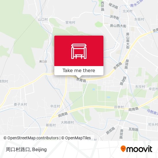 周口村路口 map