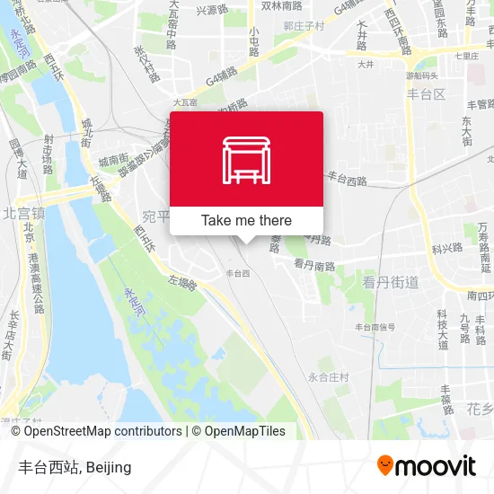 丰台西站 map