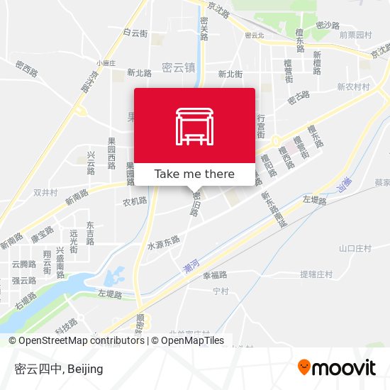 密云四中 map