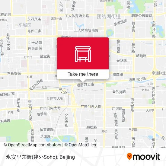 永安里东街(建外Soho) map