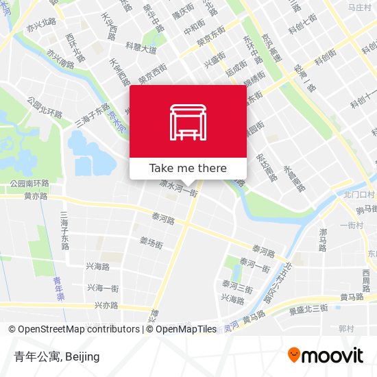 青年公寓 map