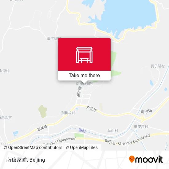 南穆家峪 map