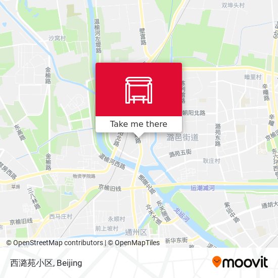 西潞苑小区 map