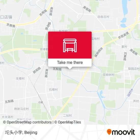 坨头小学 map