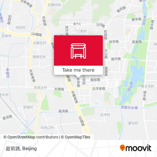 超前路 map