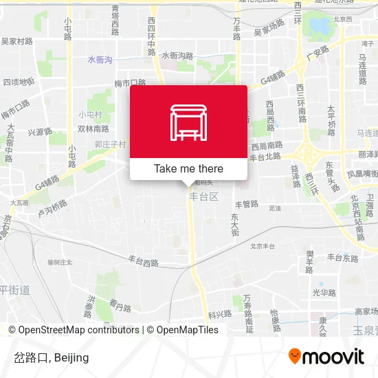岔路口 map