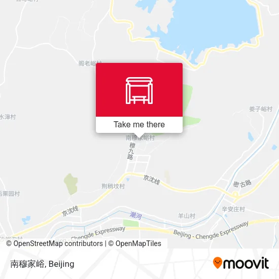 南穆家峪 map