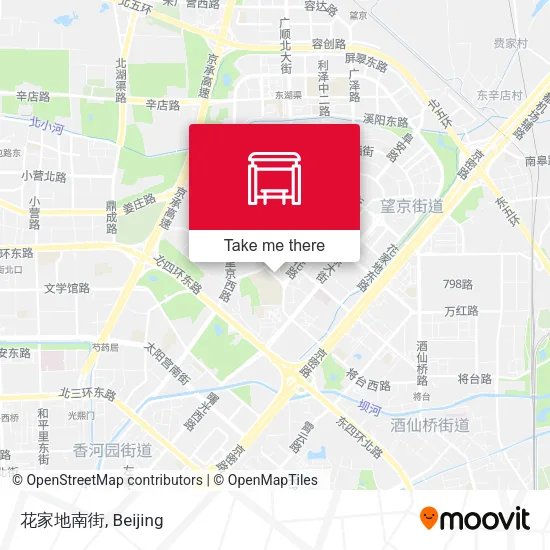 花家地南街 map