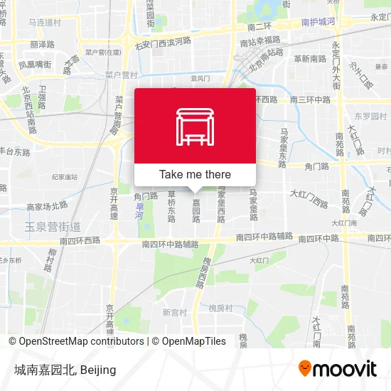 城南嘉园北 map