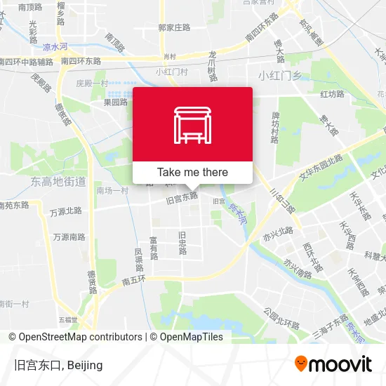 旧宫东口 map