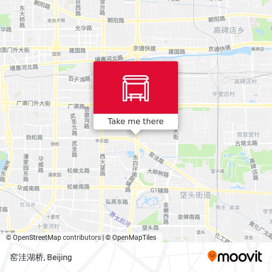 窑洼湖桥 map