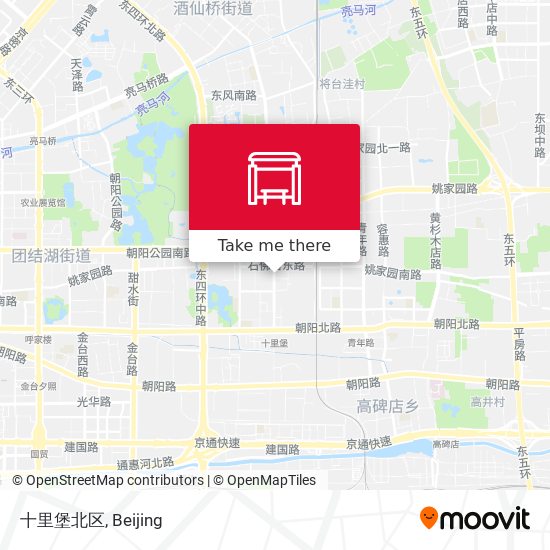 十里堡北区 map