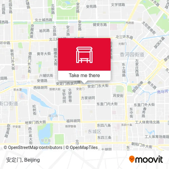 安定门 map