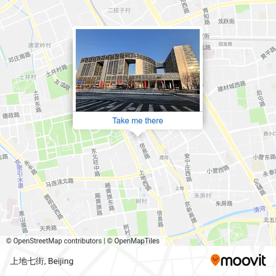 上地七街 map