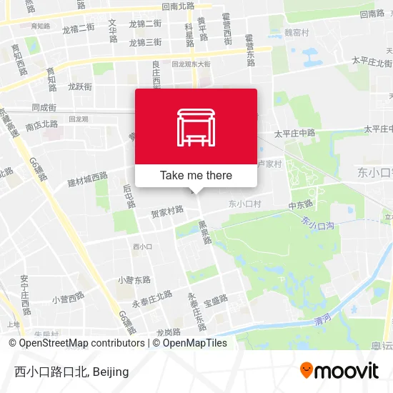 西小口路口北 map