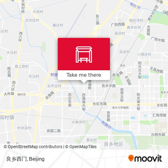 良乡西门 map