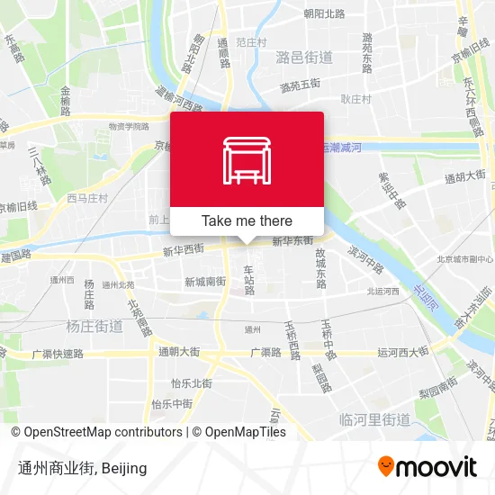 通州商业街 map