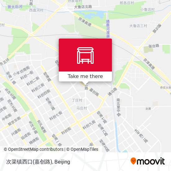 次渠镇西口(嘉创路) map
