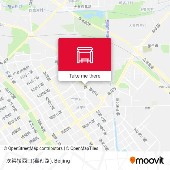 次渠镇西口(嘉创路) map