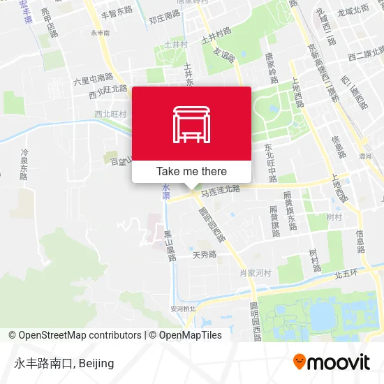 永丰路南口 map